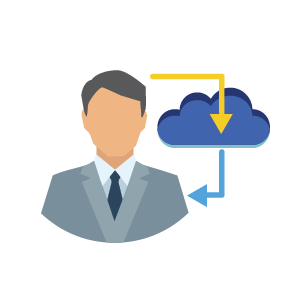 Integration data system. System Integration technology concept in wireframe hands. Industrial and smart technology. Business and automation solutions. Vector illustration