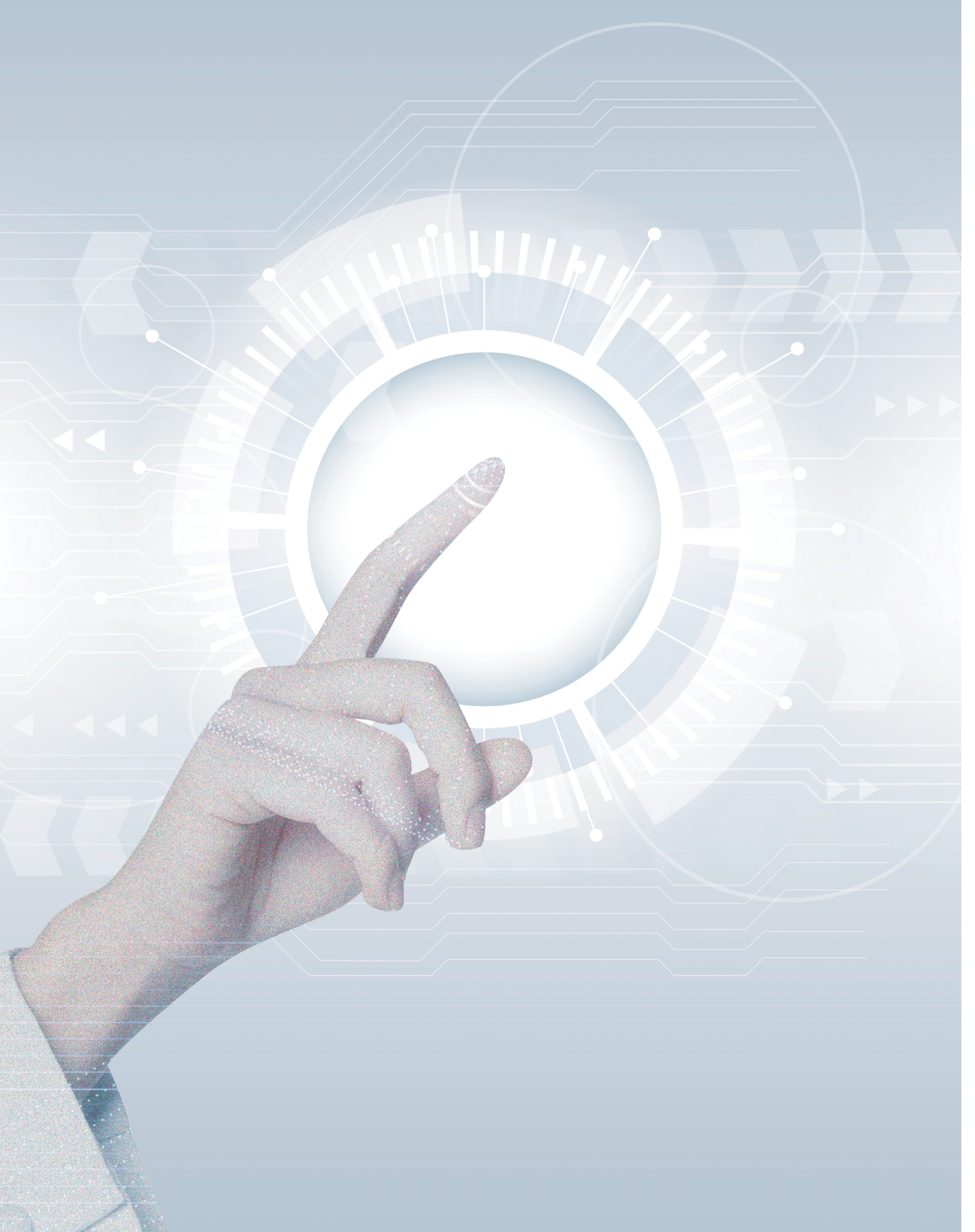 Advanced technology innovation template psd global connection poster